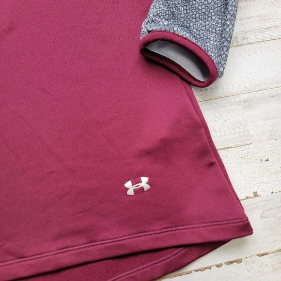 Under Armour Women's Mississippi State 1/4 Zip Pullover ColdGear Size XL - Picture 2 of 8